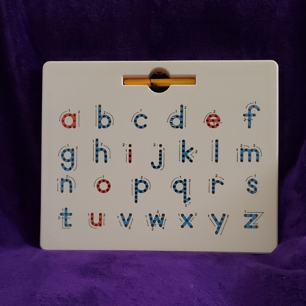 Interactive Alphabet Magnet Tracing Board with Stylus